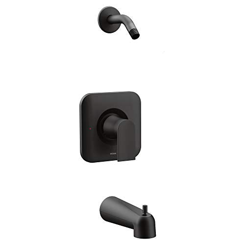 Moen, Noir mat Posi-Temp(R) baignoire/douche