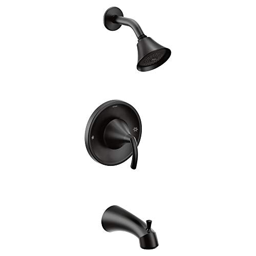 Moen, Noir mat Posi-Temp(R) baignoire/douche