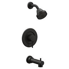 Moen, Noir mat Posi-Temp(R) baignoire/douche