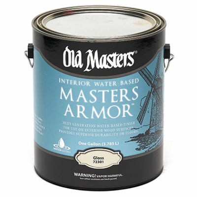 DIAMOND VOGEL INC, Old Masters Masters Armor Gloss Clear Water-Based Floor Finish 1 gal. (Pack of 2)
