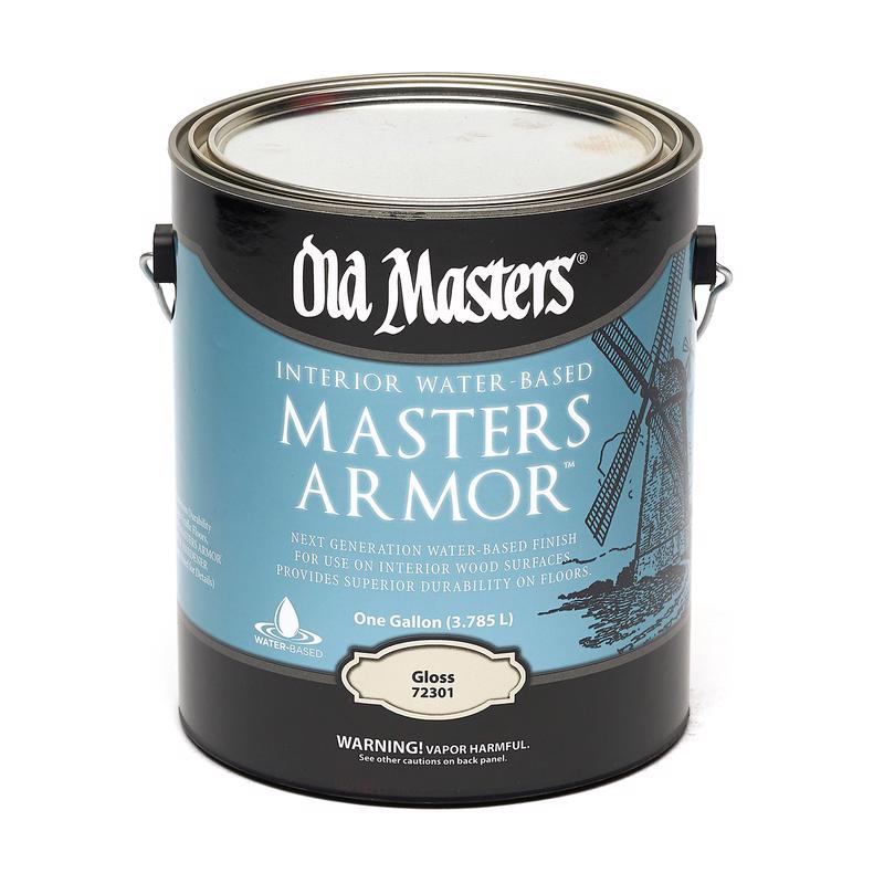DIAMOND VOGEL INC, Old Masters Masters Armor Gloss Clear Water-Based Floor Finish 1 gal. (Pack of 2)