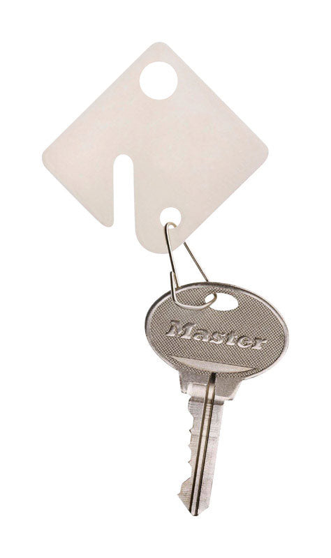 Master Lock Company Llc, Porte-clés rectangulaire en plastique blanc de Master Lock