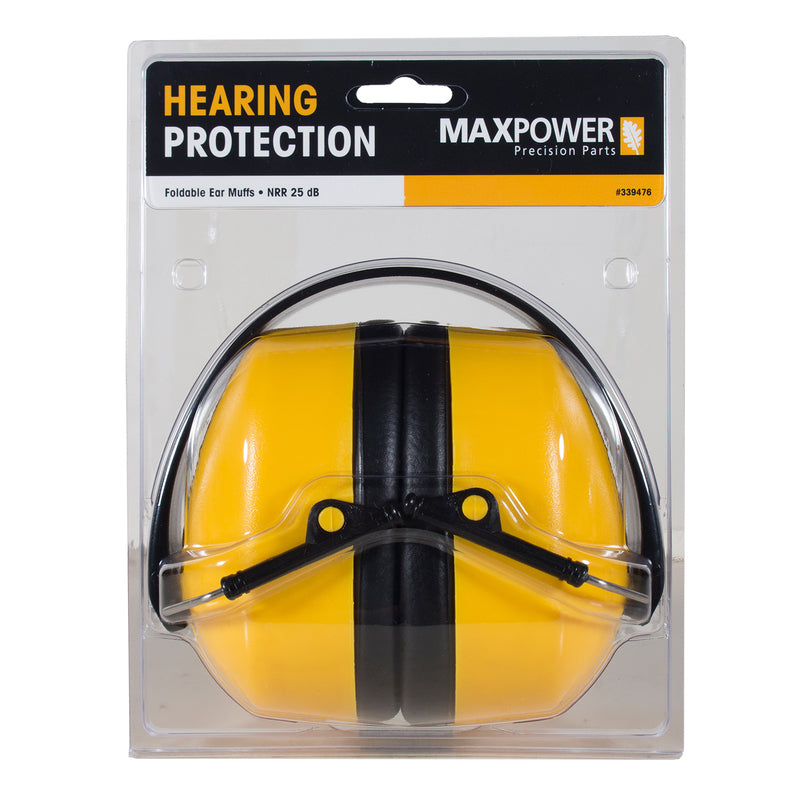 ROTARY CORP, Protections auditives MaxPower 25 dB noir/jaune 1 paire