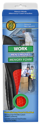 Shoe Gear, Semelles en mousse à mémoire de forme pour hommes (paquet de 3)