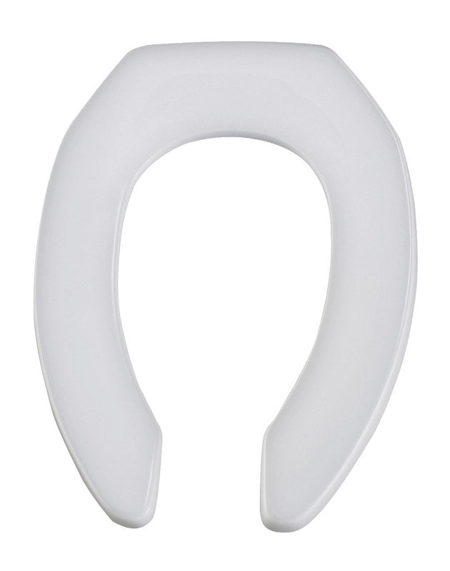 BEMIS MANUFACTURING CO, Siège de toilette allongé en plastique blanc Bemis