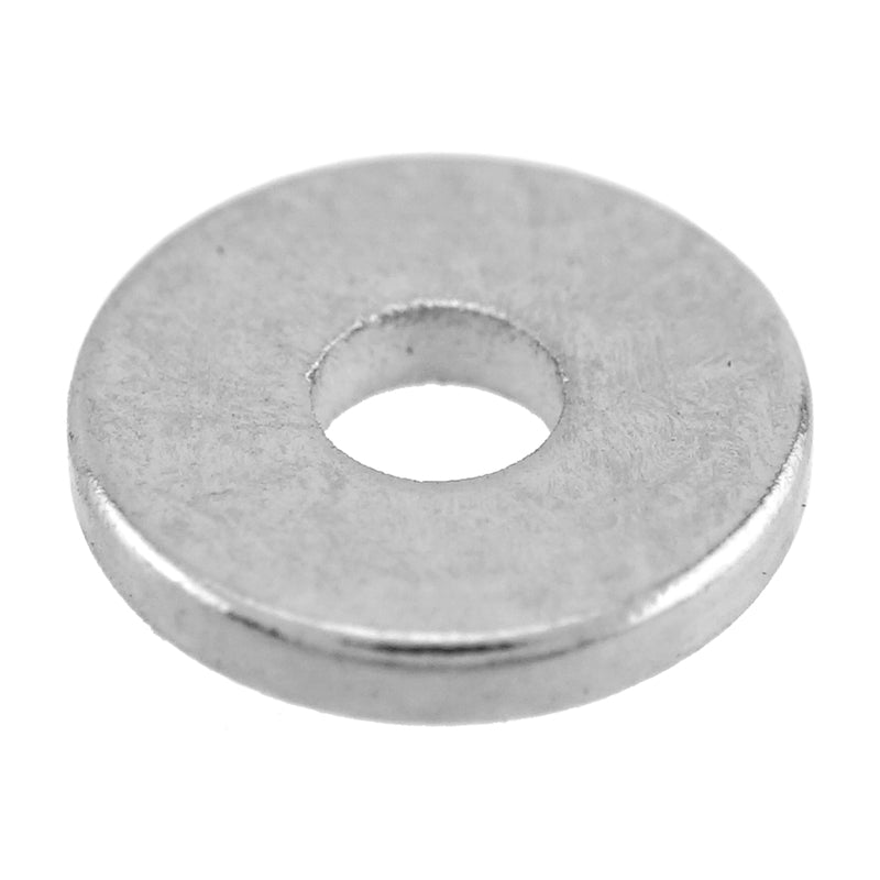 MASTER MAGNETICS INC, Source d'aimant .06 in. L X .375 in. W Silver Ring Magnet Rings 3.3 lb. pull 12 pc