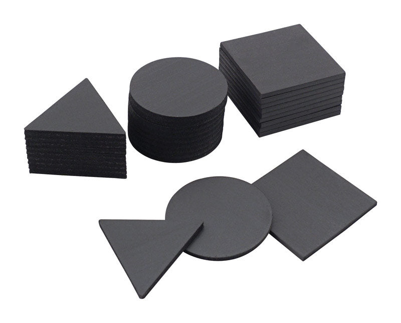 MASTER MAGNETICS INC, Source d'aimant .08 in. L X 1.25 in. W Black Flexible Magnetic Shapes 30 pc