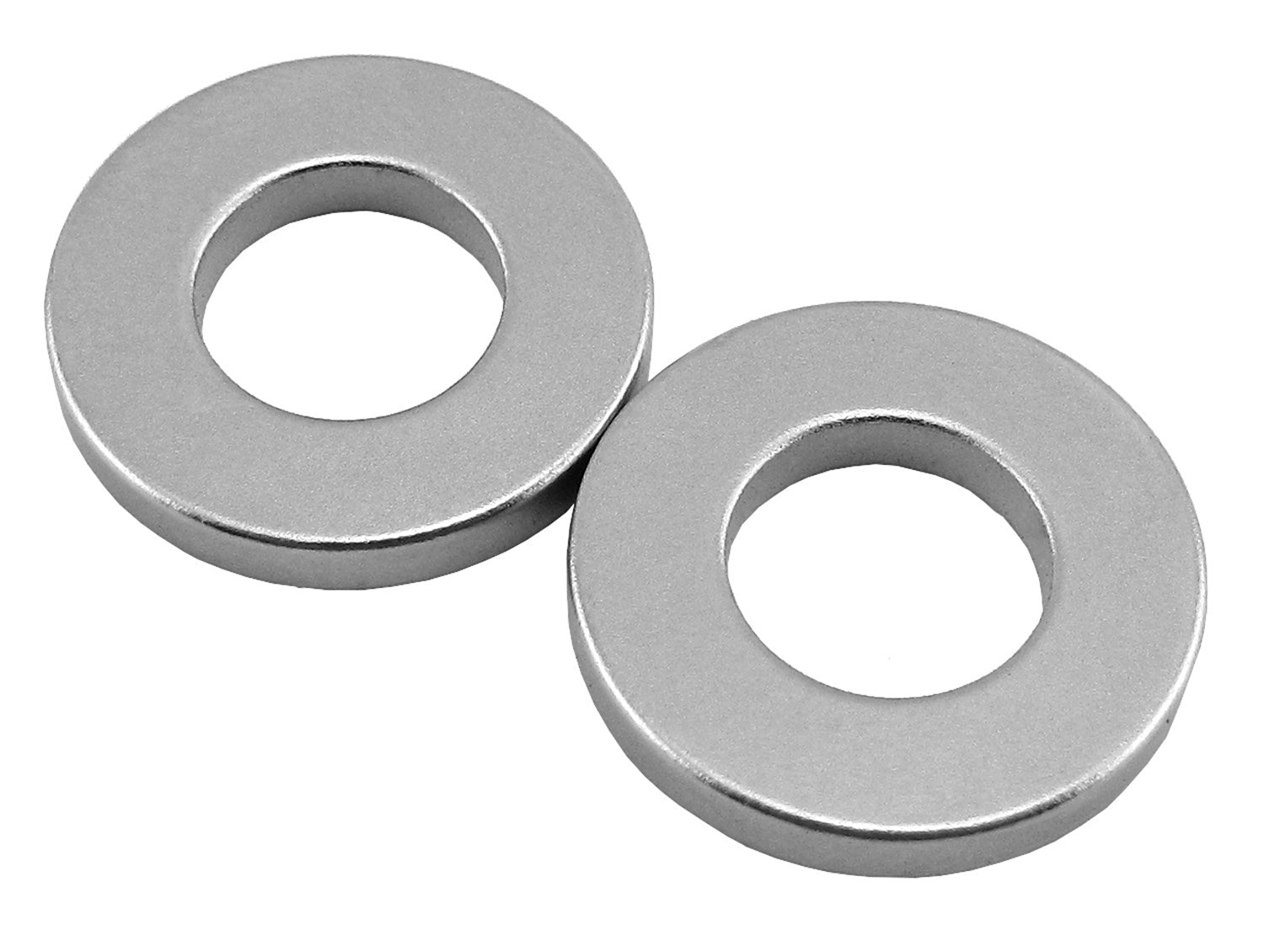 MASTER MAGNETICS INC, Source d'aimant .105 in. L X .74 in. W Silver Ring Magnet Rings 5 lb. pull 3 pc