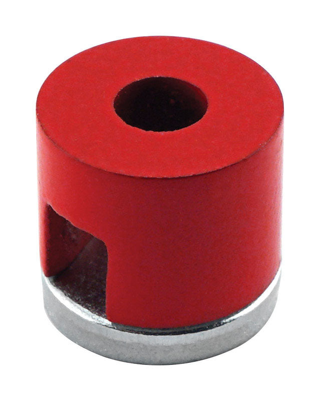 MASTER MAGNETICS INC, Source d'aimant .375 Dia. in. L X .5 in. W Red Work Holding Magnet 1.5 lb. pull 1 pc