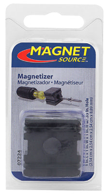 MASTER MAGNETICS INC, Source magnétique 1 in. L X 1 in. W Black Magnetizer 1 pc