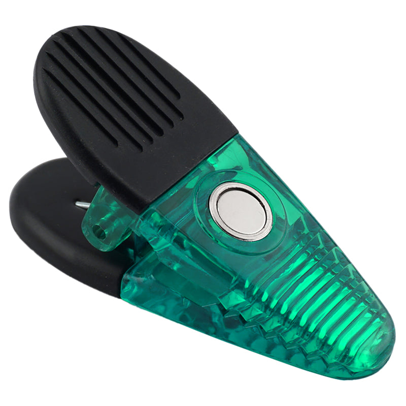 MASTER MAGNETICS INC, Source magnétique 3.5 in. L X 1.25 in. W Green Teardrop Magnetic Clips 2 pc