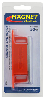 MASTER MAGNETICS INC, Source magnétique 4.25 in. L X 1 po. W Red Latch Magnet 50 lb. pull 1 pc