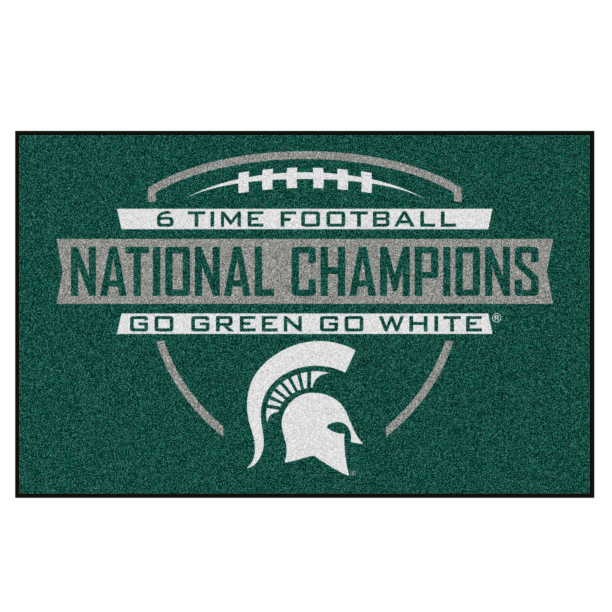 FANMATS, Tapis Michigan State University Football Dynasty - 19in. X 30in.