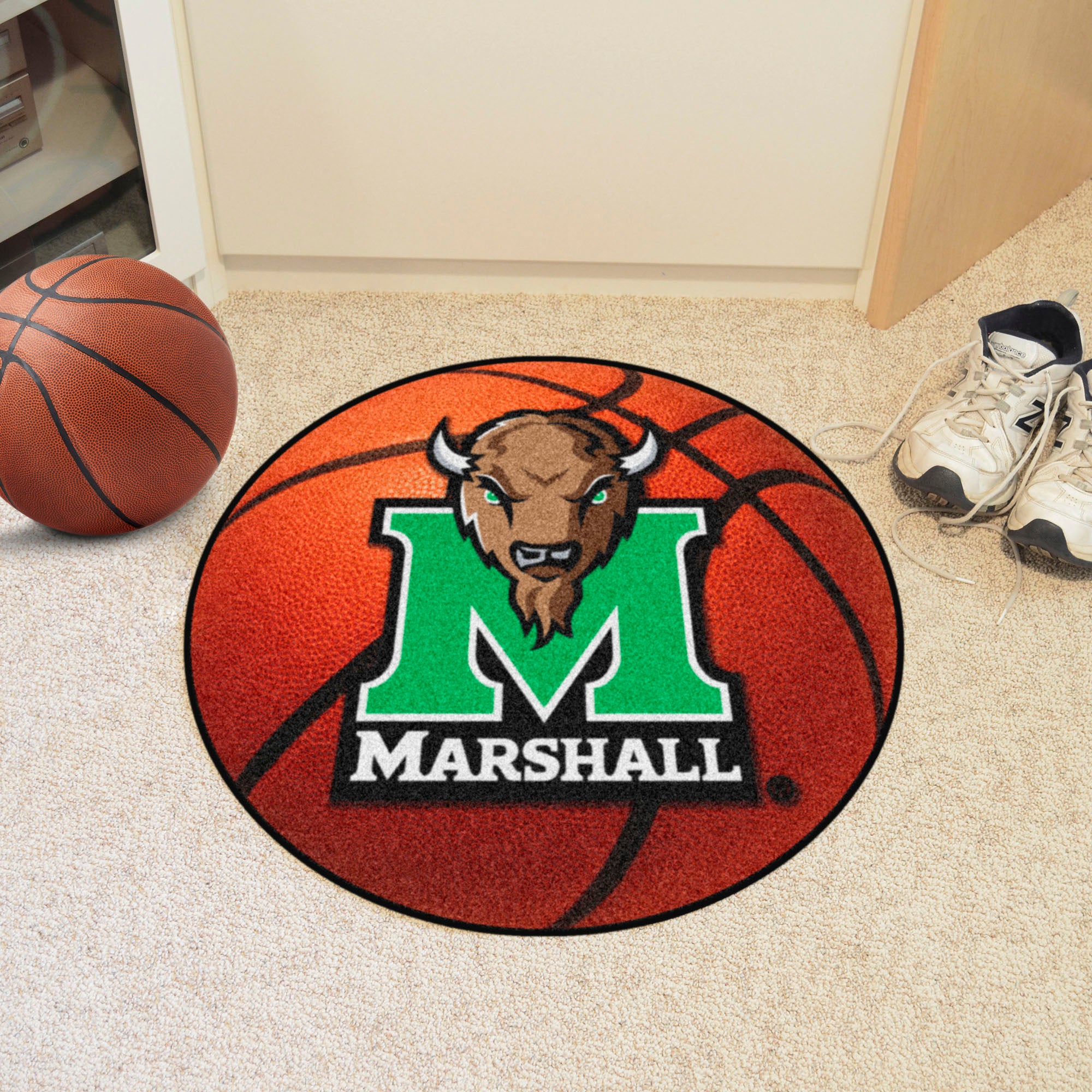 FANMATS, Tapis de basket-ball de l'Université Marshall - 27in. Diamètre