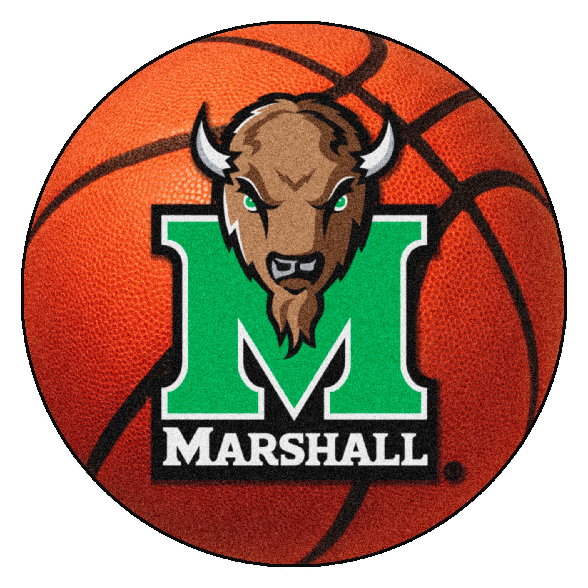 FANMATS, Tapis de basket-ball de l'Université Marshall - 27in. Diamètre