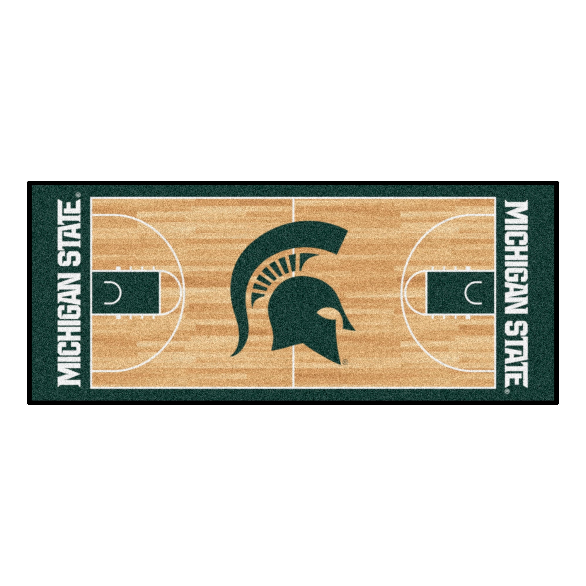 FANMATS, Tapis de course Michigan State University Court - 30in. x 72in.