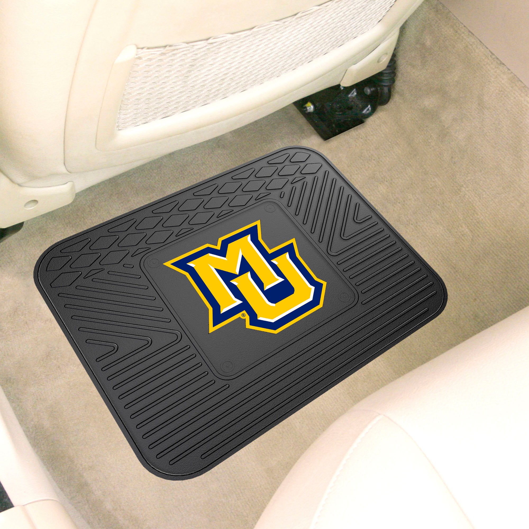 FANMATS, Tapis de voiture pour siège arrière de l'Université Marquette - 14in. x 17in.