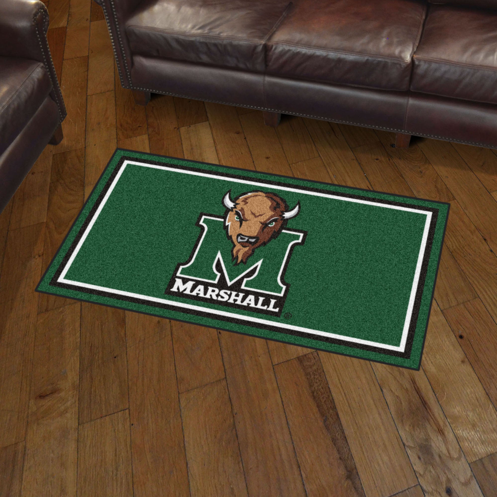 FANMATS, Tapis en peluche Marshall University 3ft. x 5ft.