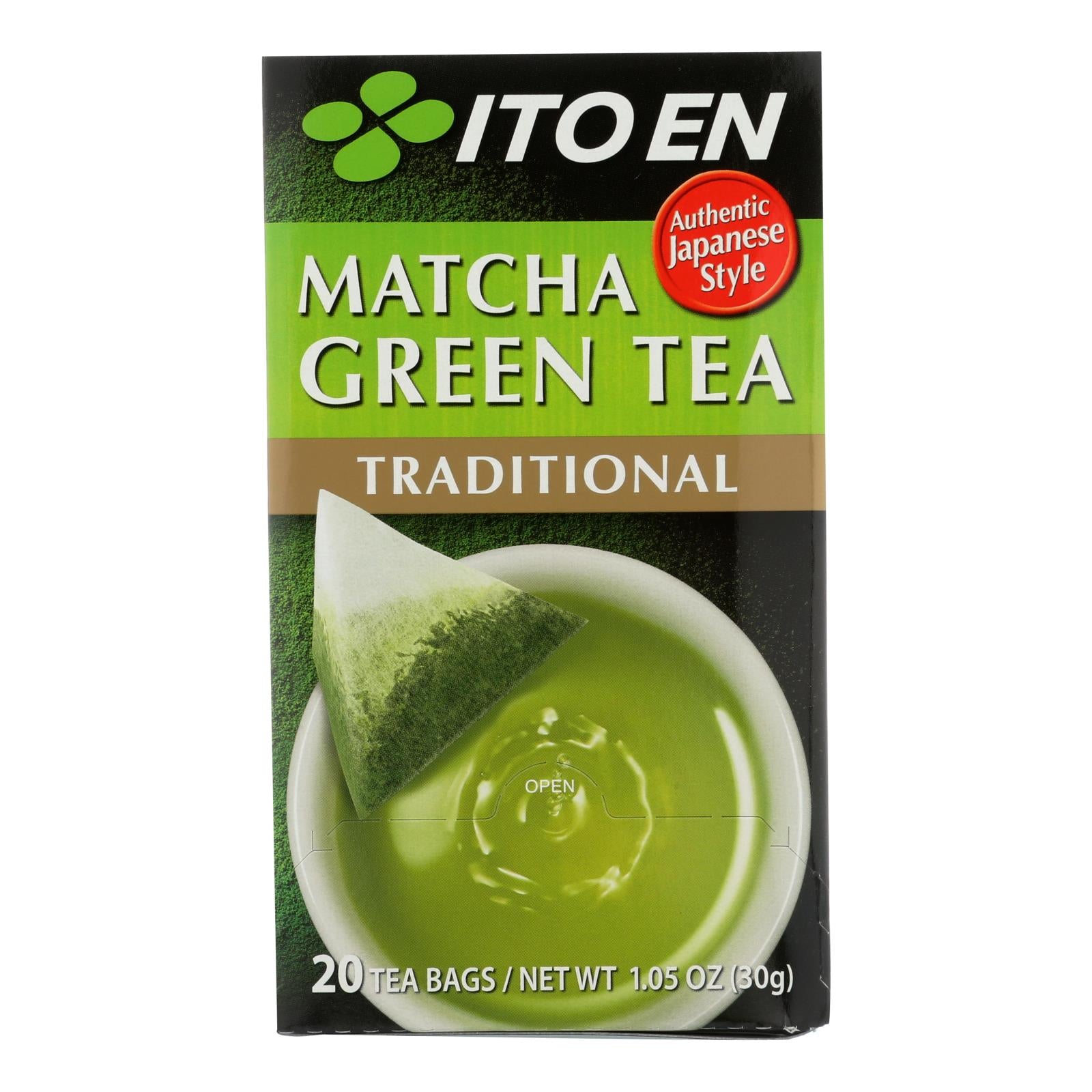 Ito En, Thé vert Matcha - Lot de 6 - 20 SACS (Lot de 6)