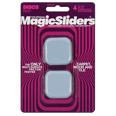 COULISSEAUX MAGIQUES, Toboggan de sol en plastique gris Magic Sliders 4 pk