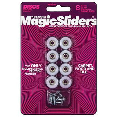 COULISSEAUX MAGIQUES, Toboggan de sol en plastique gris Magic Sliders 8 pk