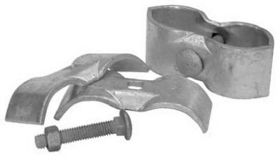 MIDWEST AIR TECHNOLOGIES INC, YardGard 4.75 in. L Galvanized Silver Steel Panel Clamp Set 1 pk