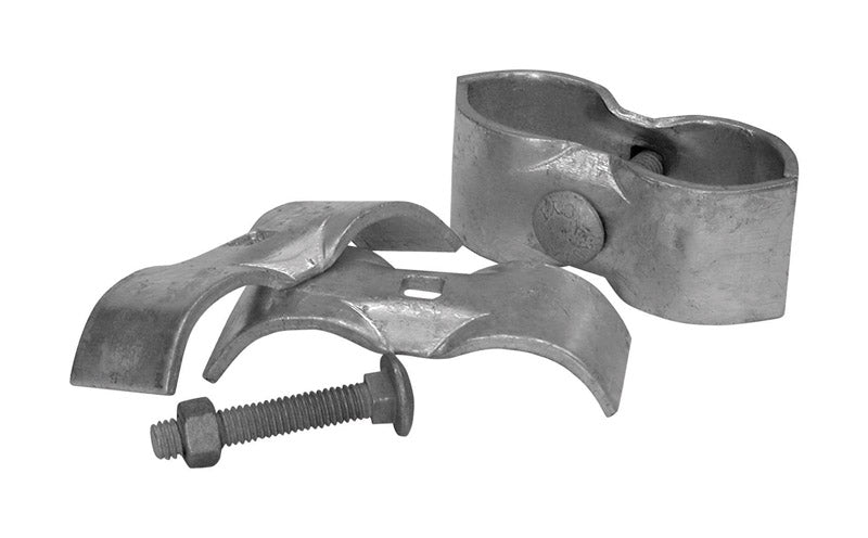 MIDWEST AIR TECHNOLOGIES INC, YardGard 4.75 in. L Galvanized Silver Steel Panel Clamp Set 1 pk