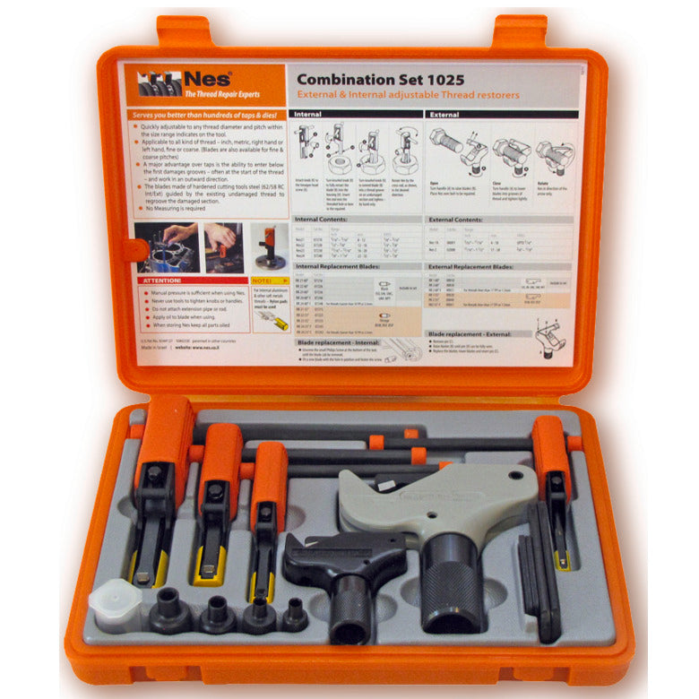 MacOutils, 6 pièces. Kit de réparation de filetage combiné