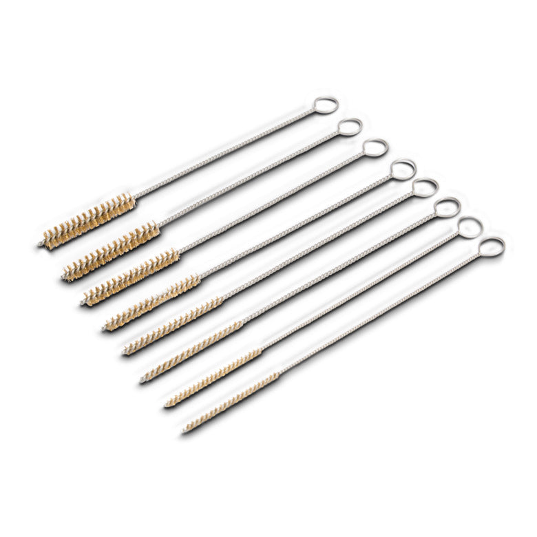 MacOutils, 8 pièces. Ensemble de brosses pour micro-alésages et guides de valve en laiton